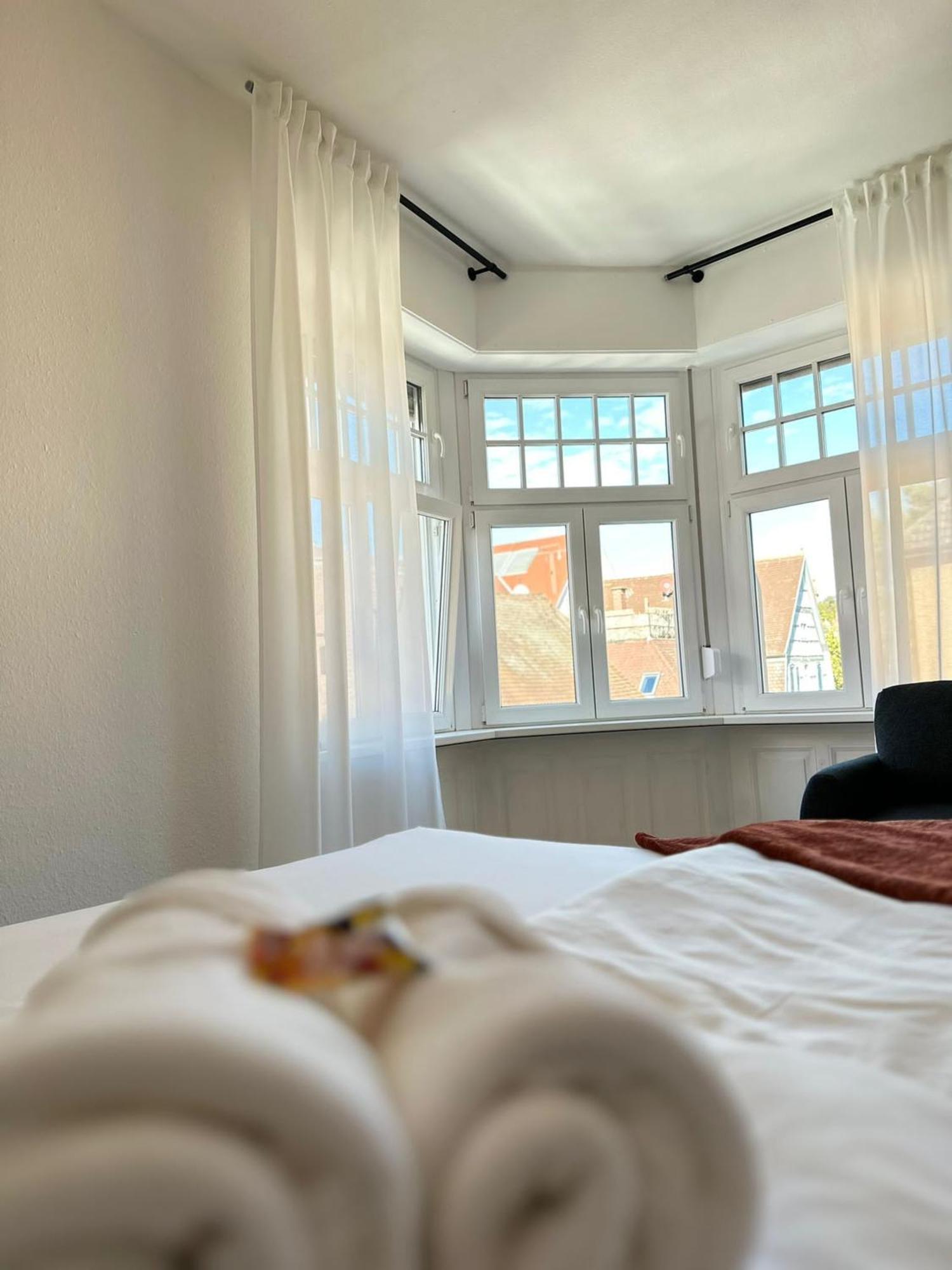 Amao-Brown I Exklusives City-Apartment I 85Qm I Privatparkplatz & Komfort I King-Size Bed Lahr  Eksteriør bilde